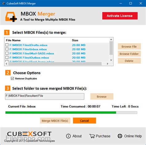 CubexSoft MBOX Merger for Windows